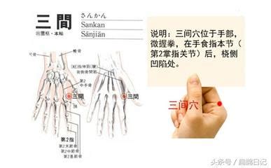 三間穴位置|三間穴位置 